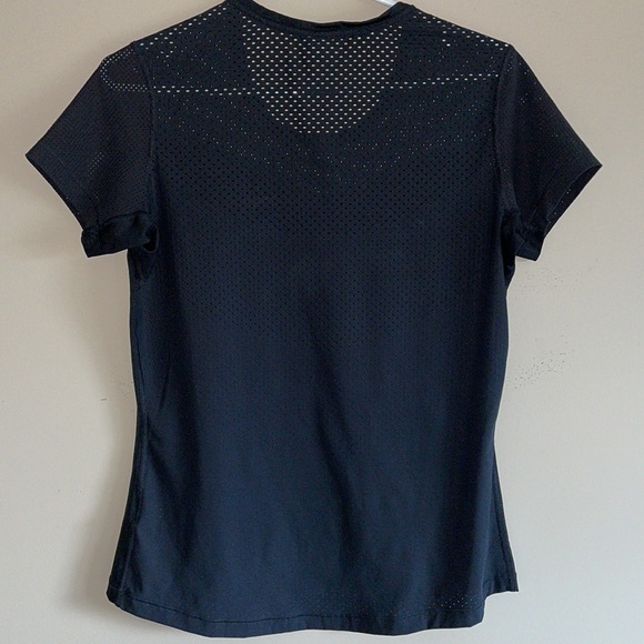 Nike Ladies Dri-Fit Black Short Sleeved Top - Picture 4 of 10